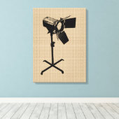 Het lichte Canvas van de directeur Afdruk (Insitu (Houten vloer))