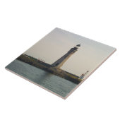 Het Lichte Huis bij Erie Basin Marina Tegeltje (Zijkant)