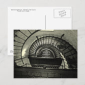 Het Lichte Huis van Currituck van het BRIEFKAART - (Voorkant / Achterkant)