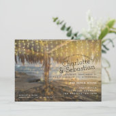 Het Lichte Koord van de Beach van de Weddenschappe Kaart (Staand voorkant)