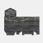 Het lichte Koord van het huwelijk op de doos van h Bedankdoosjes (Uitgevouwen)