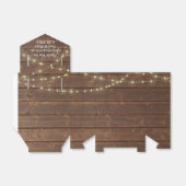 Het lichte Koord van het huwelijk op de doos van h Bedankdoosjes (Uitgevouwen)