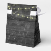 Het lichte Koord van het huwelijk op hout Bedankdoosjes (Achterkant)