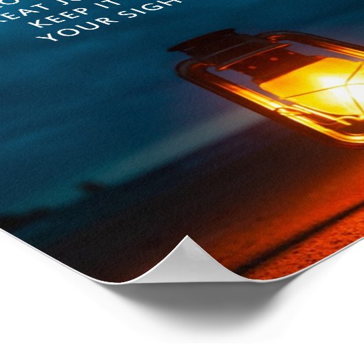 Het lichte - Korte Geem Poster (Hoek)