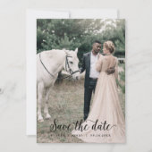  het Lichte Malplaatje van de Foto van het Manuscr Save The Date (Voorkant)