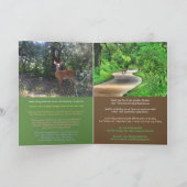 "Het lichte Te voorschijn komen uit Donker" Bedankkaart (Binnen)