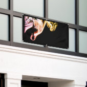 HET LICHTEN VAN EEN MATCH Banner W/GROMMETS (Buitenkant Gebouw)