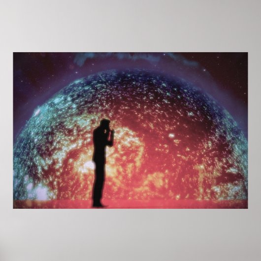 Het lichtgevende Man Poster (Voorkant)