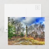 HET LICHTHUIS VAN EVANSTON BRIEFKAART (Voorkant / Achterkant)