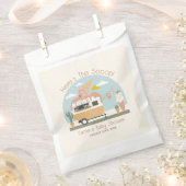 Het lichtroze Baby shower van de luchtopening Scoo Bedankzakje (Geknipt)