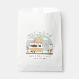 Het lichtroze Baby shower van de luchtopening Scoo Bedankzakje