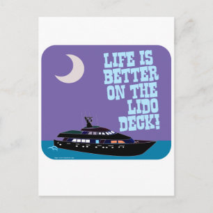 Het Lido Deck Briefkaart