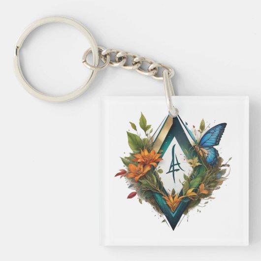 Het lied van de dag: Forest Song-2 Sleutelhanger (voorkant)