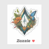 Het lied van de dag: Forest Song-2 Sticker (Vel)