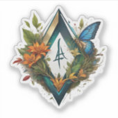 Het lied van de dag: Forest Song-2 Sticker (Voorkant)