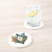 Het lied van de dag: Forest Song-2 Zandsteen Onderzetter (Zijkant)