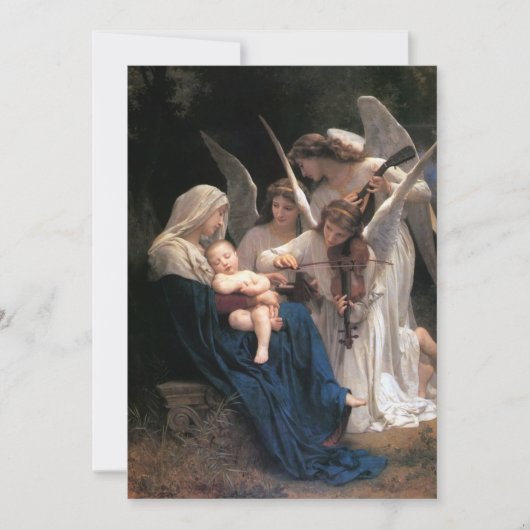 Het lied van de engelen (1881) door Bouguereau (Voorkant)