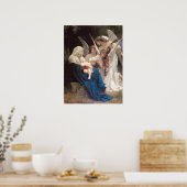 Het lied van de engelen (1881) door Bouguereau Poster (Keuken)