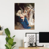 Het lied van de engelen (1881) door Bouguereau Poster (Thuiskantoor)