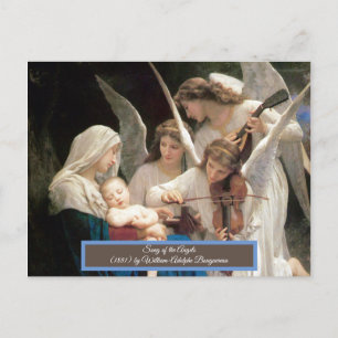 Het lied van de engelen Bouguereau Briefkaart