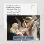 Het lied van de engelen Bouguereau Briefkaart (Voorkant / Achterkant)