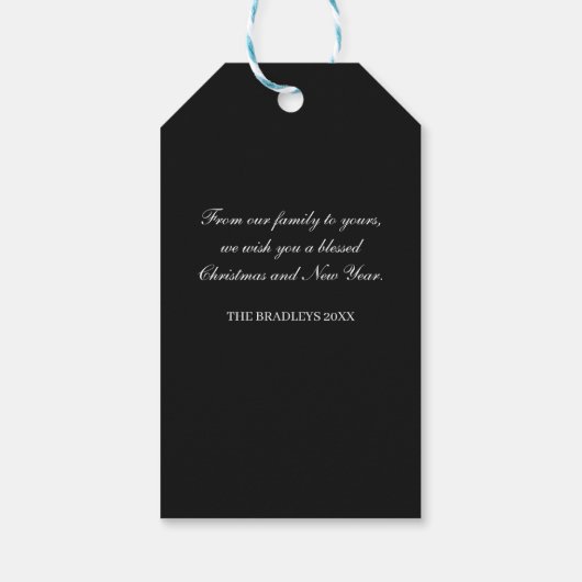 Het lied van de engelen, Bouguereau Cadeaulabel (Achterkant)