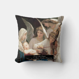 Het lied van de engelen Bouguereau Kussen
