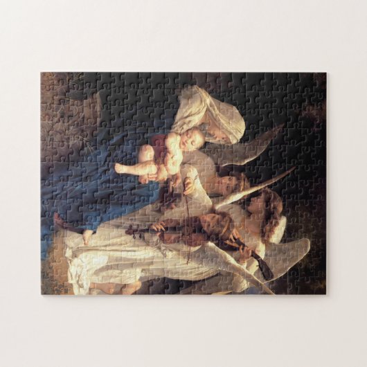 Het lied van de engelen, Bouguereau Legpuzzel (Horizontaal)