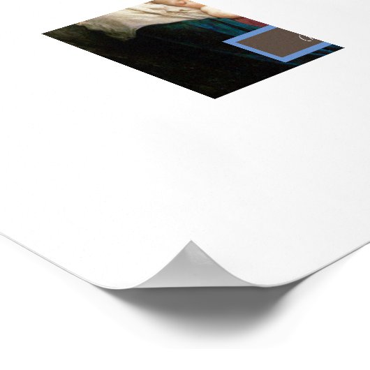 Het lied van de engelen Bouguereau Poster (Hoek)