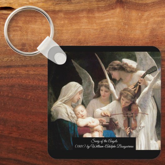 Het lied van de engelen Bouguereau Sleutelhanger (Voorkant)