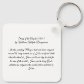 Het lied van de engelen Bouguereau Sleutelhanger (Achterkant)