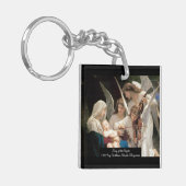 Het lied van de engelen Bouguereau Sleutelhanger (Voorkant Links)