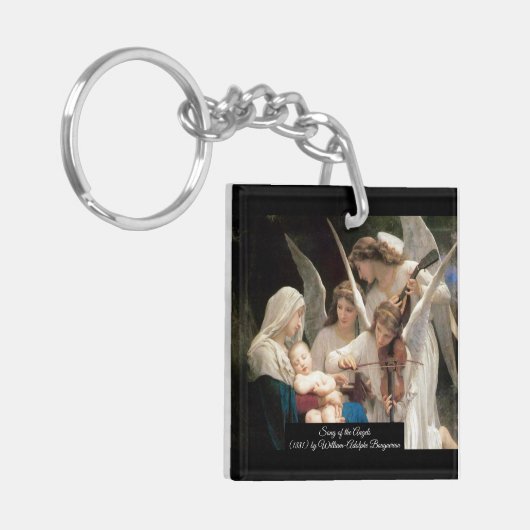 Het lied van de engelen Bouguereau Sleutelhanger (Voorkant Links)