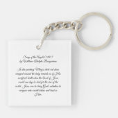 Het lied van de engelen Bouguereau Sleutelhanger (Achterkant)