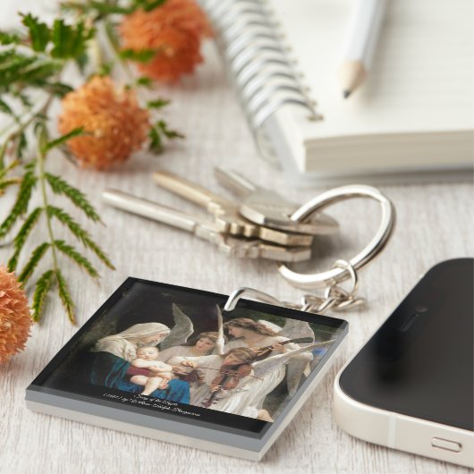 Het lied van de engelen Bouguereau Sleutelhanger (Voorkant Rechts)