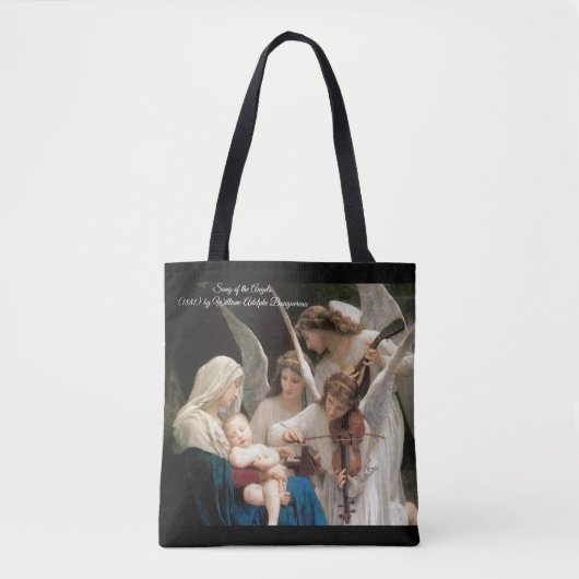 Het lied van de engelen Bouguereau Tote Bag (Voorkant)
