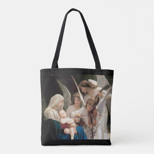 Het lied van de engelen Bouguereau Tote Bag (Achterkant)