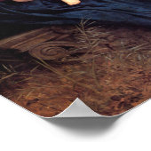 Het lied van de engelen door William Bouguereau Poster (Hoek)