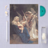 Het lied van de engelen door William Bouguereau Tissuepapier (Craft)