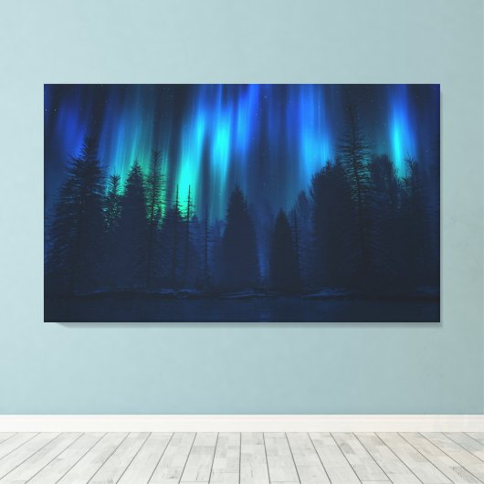 Het lied van de hemel (2007) canvas afdruk (Insitu (Houten vloer))