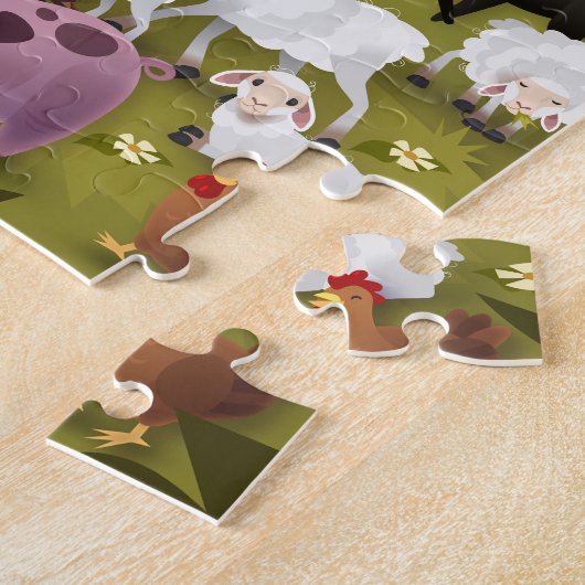 Het lied van de herder puzzel legpuzzel (Zijkant)