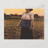 Het lied van de Lark door Jules Breton Briefkaart (Voorkant)