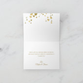 Het Lied van de liefde neemt van nota de Foto u Bedankkaart (Binnen)