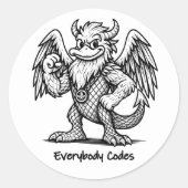 Het lied van de Stickers van Ducks and Dragons (Voorkant)