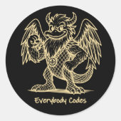 Het lied van de Stickers van Ducks and Dragons (Voorkant)