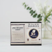 Het lied van de zeebijen briefkaart (Staand voorkant)