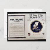 Het lied van de zeebijen briefkaart (Voorkant / Achterkant)