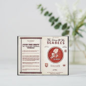 Het lied van de zeebijen briefkaart (Staand voorkant)