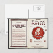 Het lied van de zeebijen briefkaart (Voorkant / Achterkant)