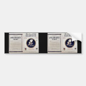 Het lied van de zeebijen bumpersticker (Voorkant)